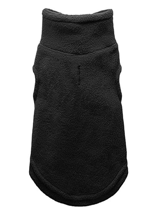 PETANGEL Drooling Light Weight Winter Fleece Vest Pullover for Small Dogs and Cats | Warm Turtle Neck Pullover for Maltese, Papillon, Shish Tzu etc. (Size: M, Chest: 44cm, Back Length: 34cm) - Image 2